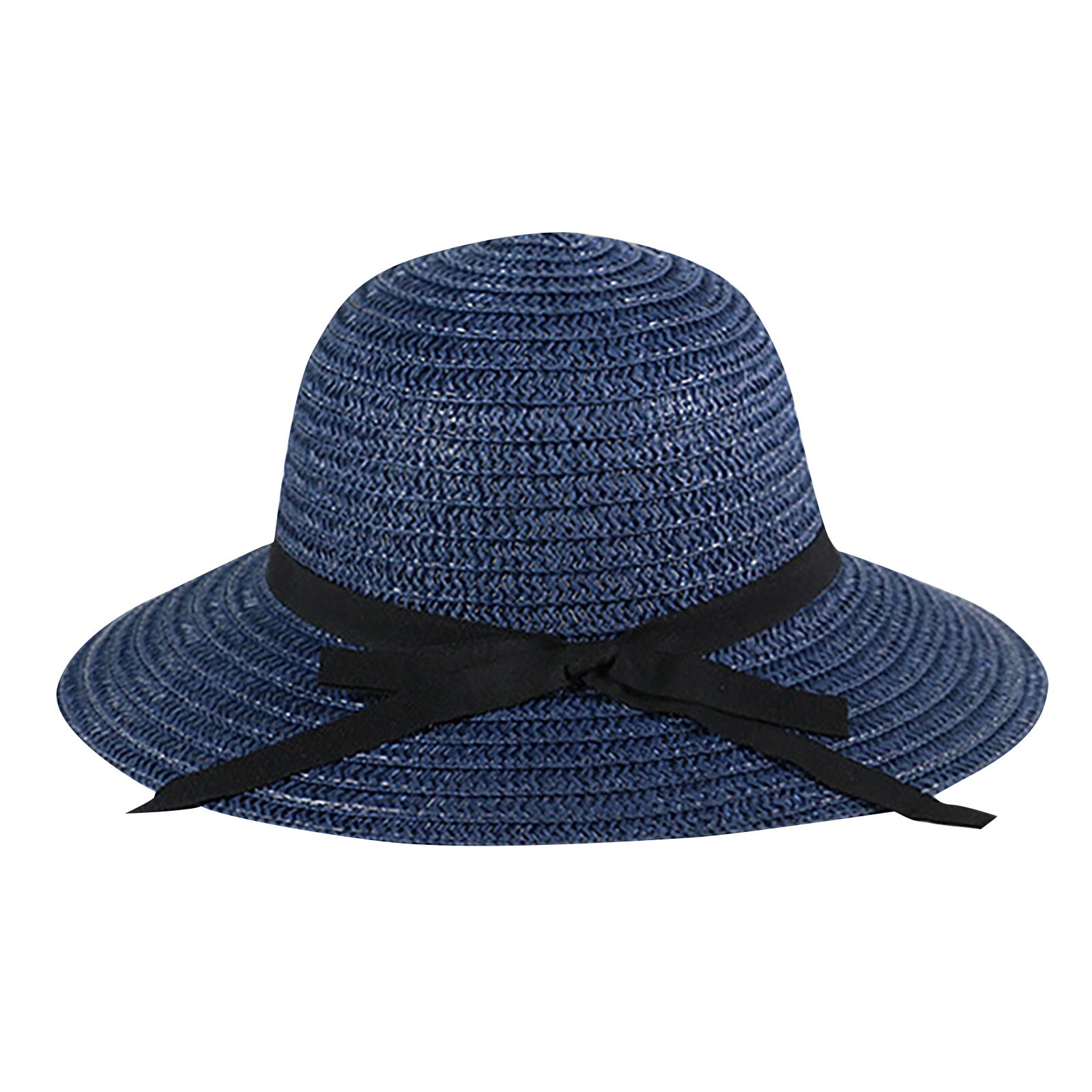 Gorros de playa plegables para mujer, sombrero de paja flexible, ala ancha, protección Uv, para viaje, playa, 25 #: C