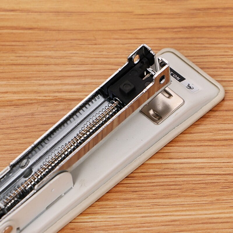 Metal Effortless Heavy Duty Stapler Paper Book Binding Stapling Machine Labor Saving School Office Supplies Stationery