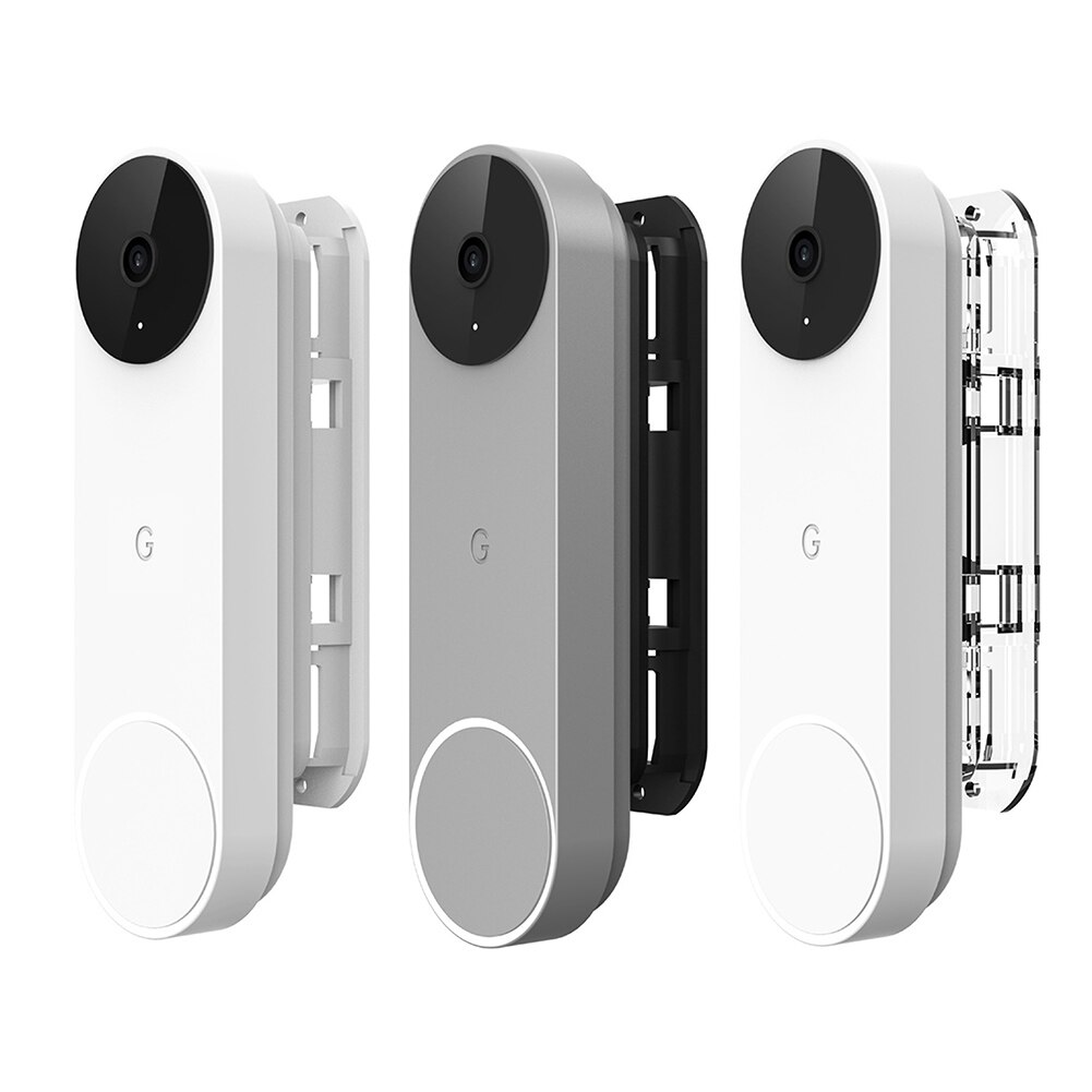 1Pc Muurbeugel Voor Google Nest Deurbel Muur Houder Stand Horizontale Verstelbare Links Rechts 45 Graden Draaibare Beugel
