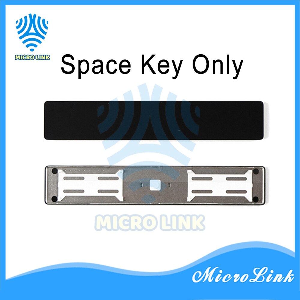 Laptop A1706 A1707 A1708 Keyboard Space Bar Key Cap Keys Keycap w/ Clip Scissor Hinge for Macbook Pro Retina 13&quot; 15&quot; 2: Black