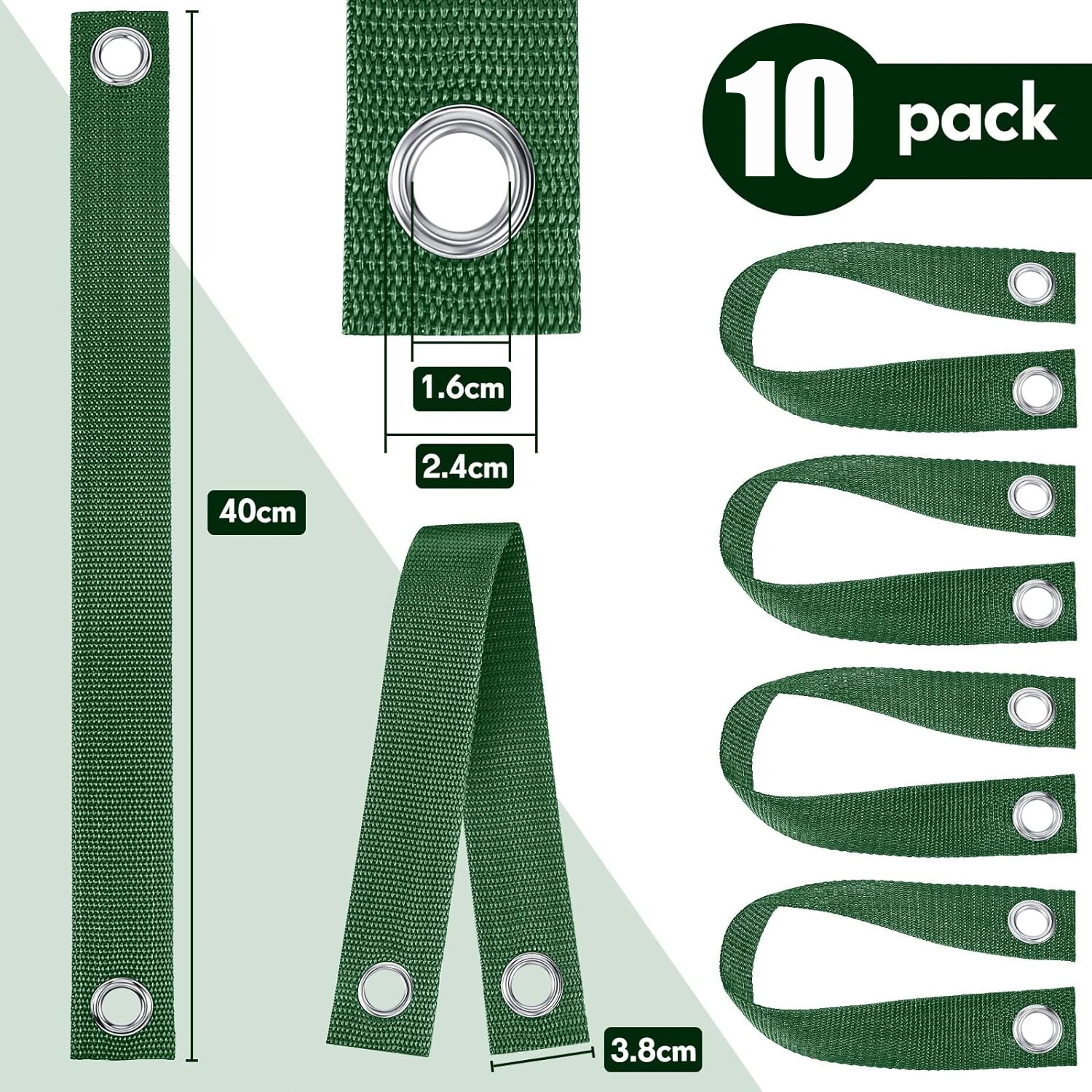 10 Stuks Boom Staken En Ondersteunt Winddichte Boom Gordel Stereotiepe Vaste Riem, Goede Ondersteuning Nieuw Geplante Riem, Riemen Voor Uitzetten