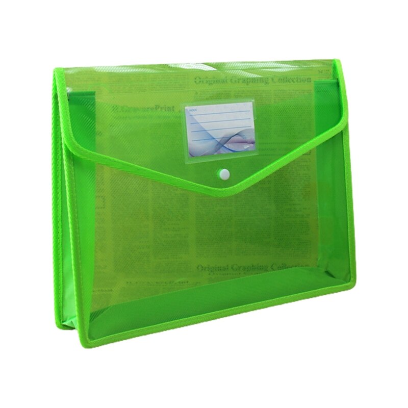 A4 B4 Transparant Document Organizer Drie-Dimensionale Bestand Zak Papers Pouch Map Voor Office Home: GN