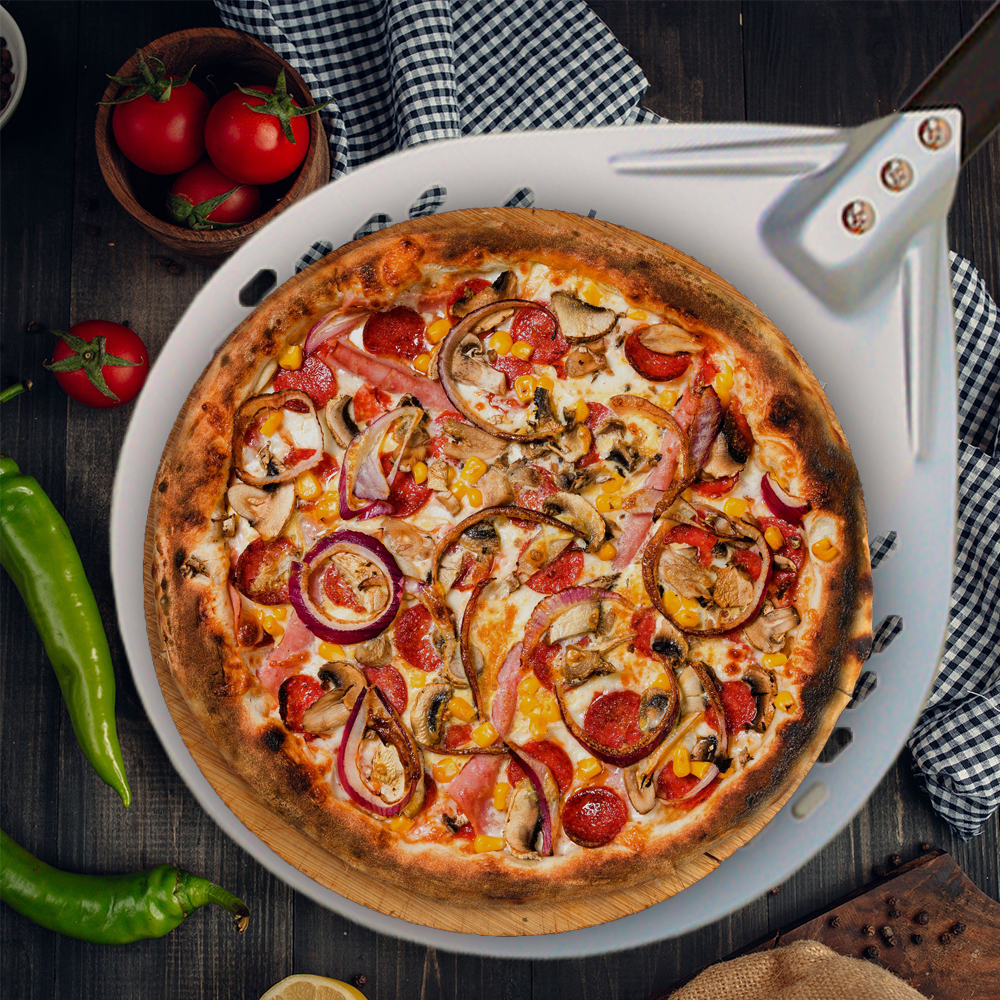 Grote Pizza Schil Schop Oven Paddle Accessoires Voor Pizza Schuif Draaien Schil Keuken Broodbakmachine Bakoven Gadgets Pizza Tool