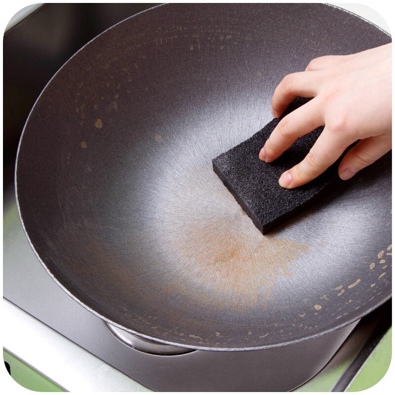 Liyimeng 1 stk magisk melamin svamp høj densitet nano emery til tilbehør / opvask af hjemmet køkkenvask 100*70*25mm
