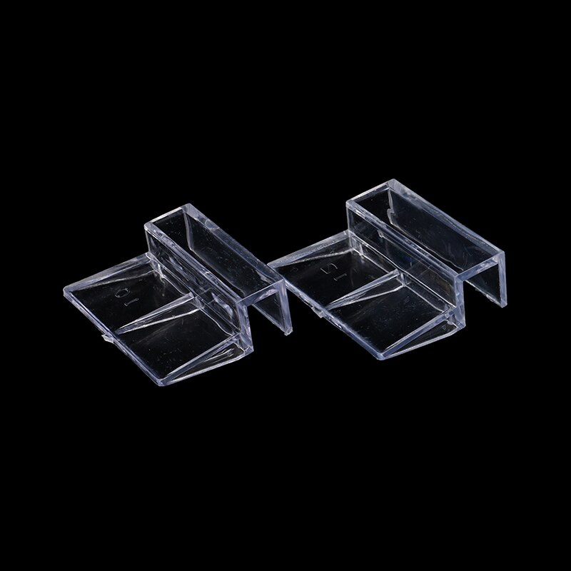 4pcs/lot Acrylic Fish Tank Lid Cover Support Holder Bracket Clip Aquarium Top Cover Bracket Aquarium Cap Support Rack