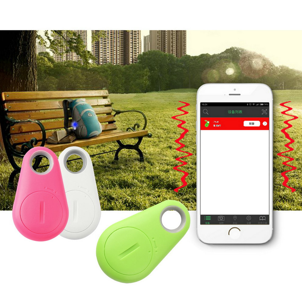 Anti-Verloren Smart Bluetooth Tracker Kind Tas Portemonnee Key Finder Locator Alarm 4 Colorsest