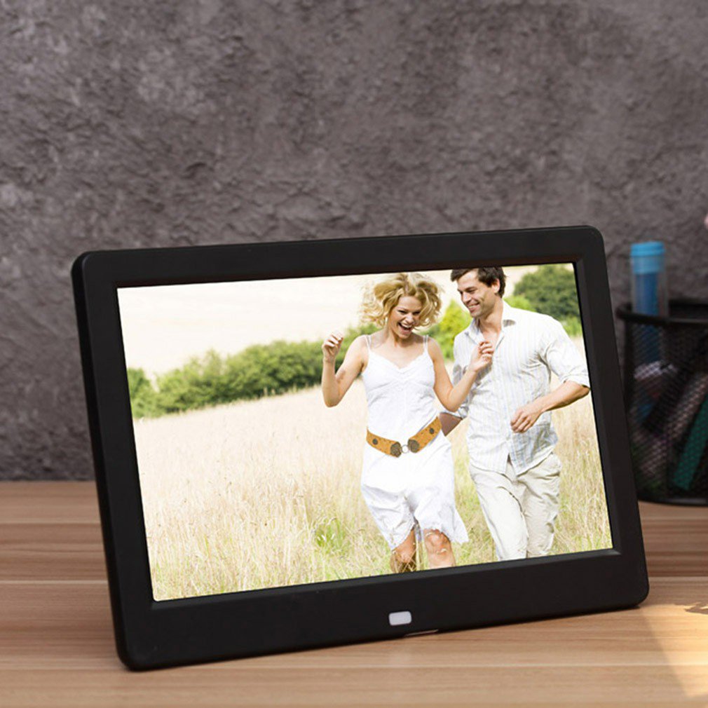 10 Inches Digital Photo Frame Multi-function Player Automatically Reflect Alarm Clock Clear Picture Frame: Default Title