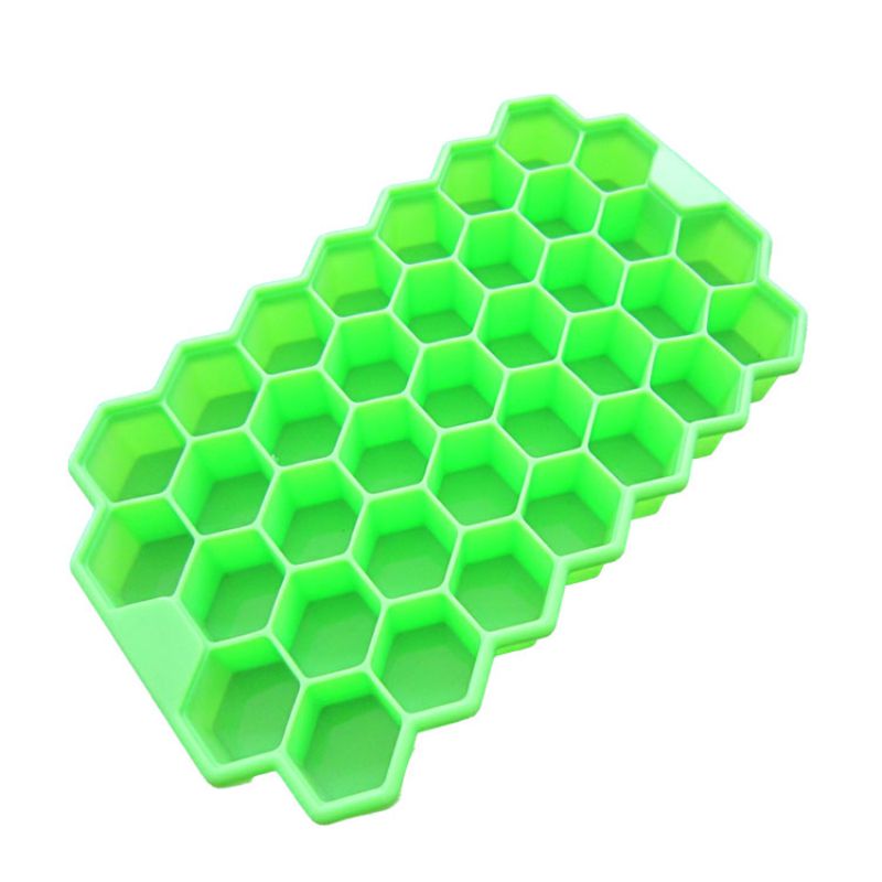 1PCS Silicone Eco-friendly Food Grade 160 Cavity Ice Cube Tray Mini Ice Cubes Small Square Mold Ice Maker LH8s: PI0040G