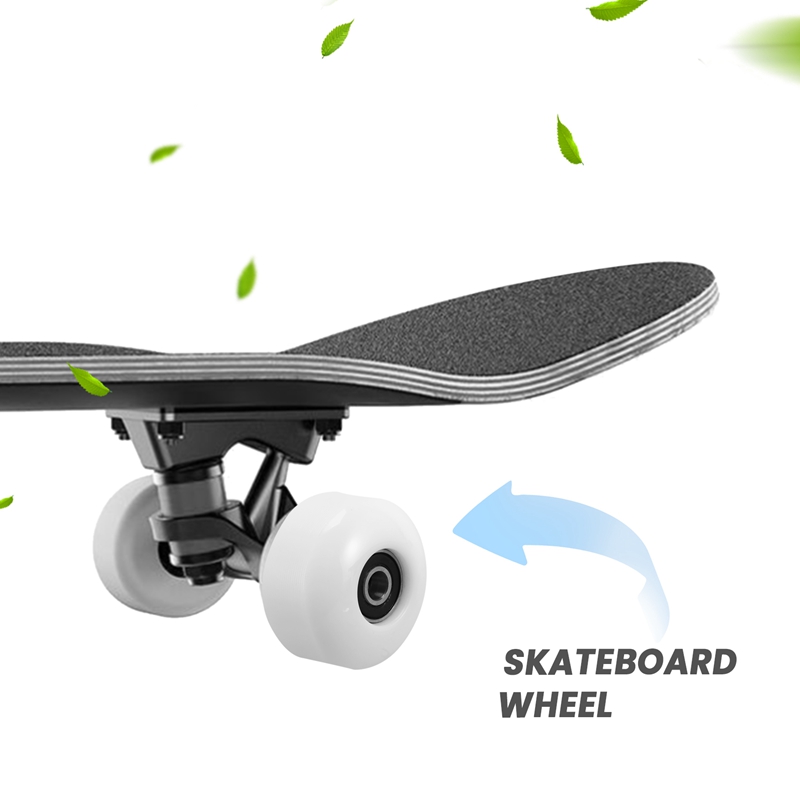 NALFI-skateboardwielen met lagers 52X30mm Straat PU-wielen Skateboardonderdelen Cruiser Longboard-wielen (set van 4)
