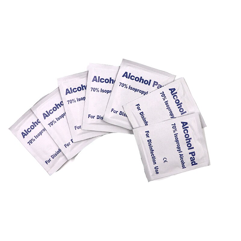 Grote Maat 15*15 CM Alcohol Pad 70% Isopropylalcohol Voor Desinfectie Gebruik Wondverzorging Voor Ehbo Elektrische apparaat Schoonmaken