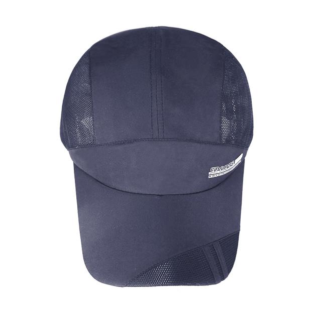 Hat Men Sunhat Adult Mesh Hats For Women Quick-Dry Collapsible Sun Hat Outdoor Sunscreen Baseball Cap