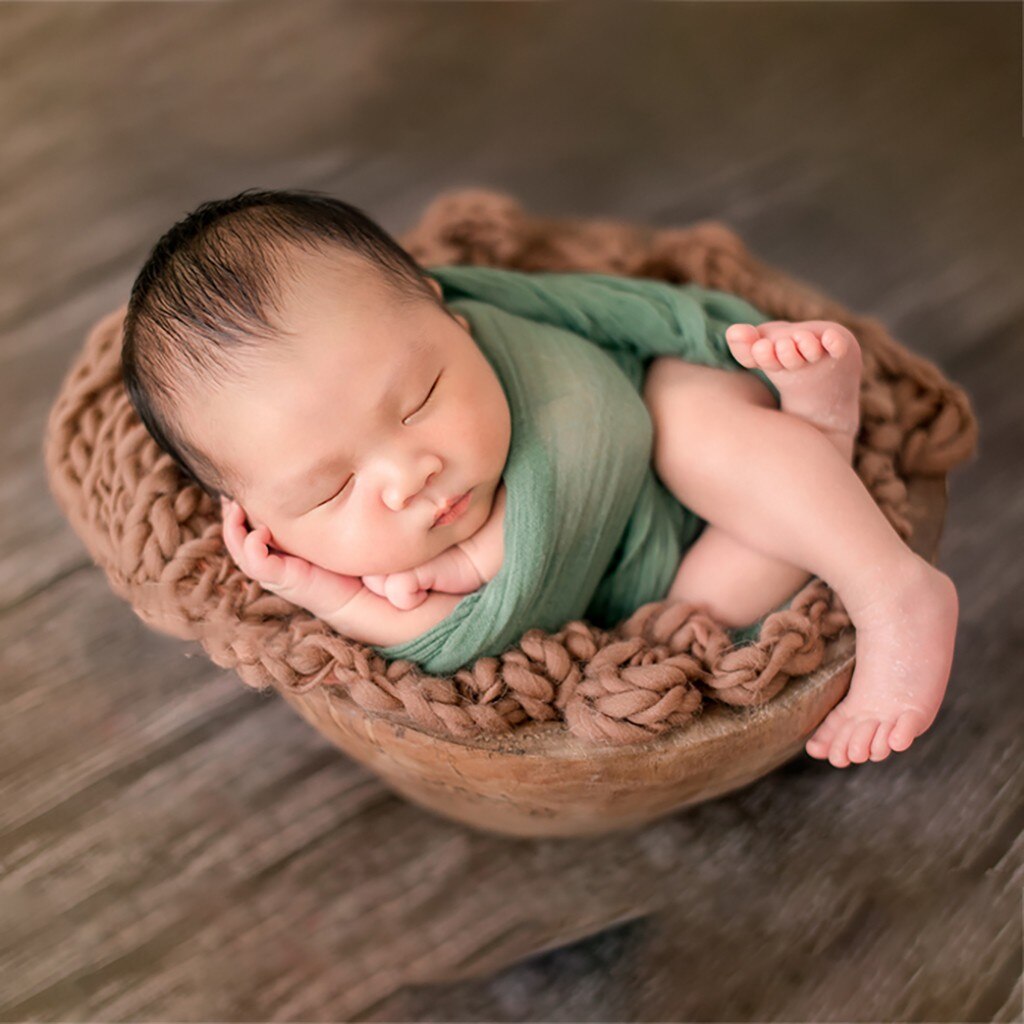 Baby tæppe nyfødt baby fotografering tilbehør rekvisitter vævet strikning tæppe dekorativ måtte для фотосессии #gh