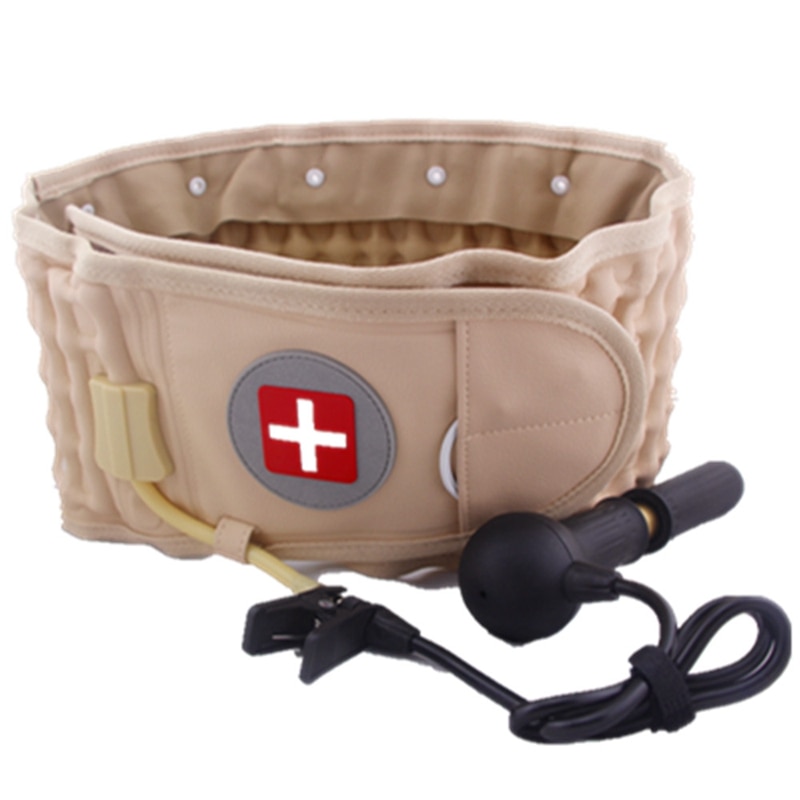 Lombaire colonne vertébrale-Air décompression ceinture arrière Air Traction taille protecteur ceinture douleur soutien lombaire inférieur ajustement pour 29 pouces-49 pouces: Default Title
