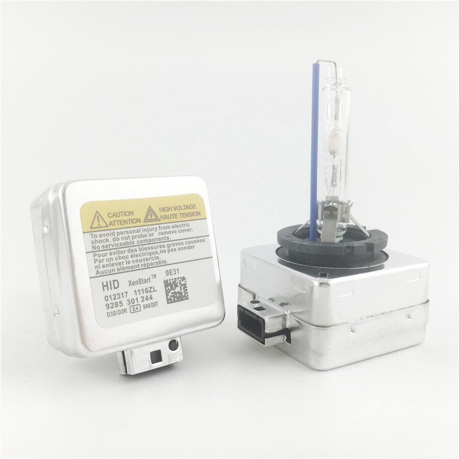 2 stuks  d3s hid-xenonlampen met metalen houder, vervangende lamp, autokoplamp, bronverlichting 4300k 6000k 8000k