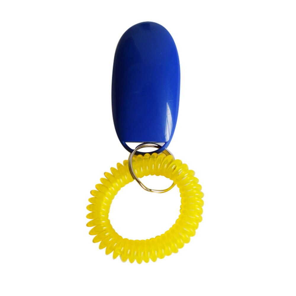 Bonzerpet-sifflet en plastique | Clicker d'entraînement de chien, en plastique chat, outil d'entraînement, Guide d'aide, sangle de poignet élastique, bouton sonore, 1 pièce