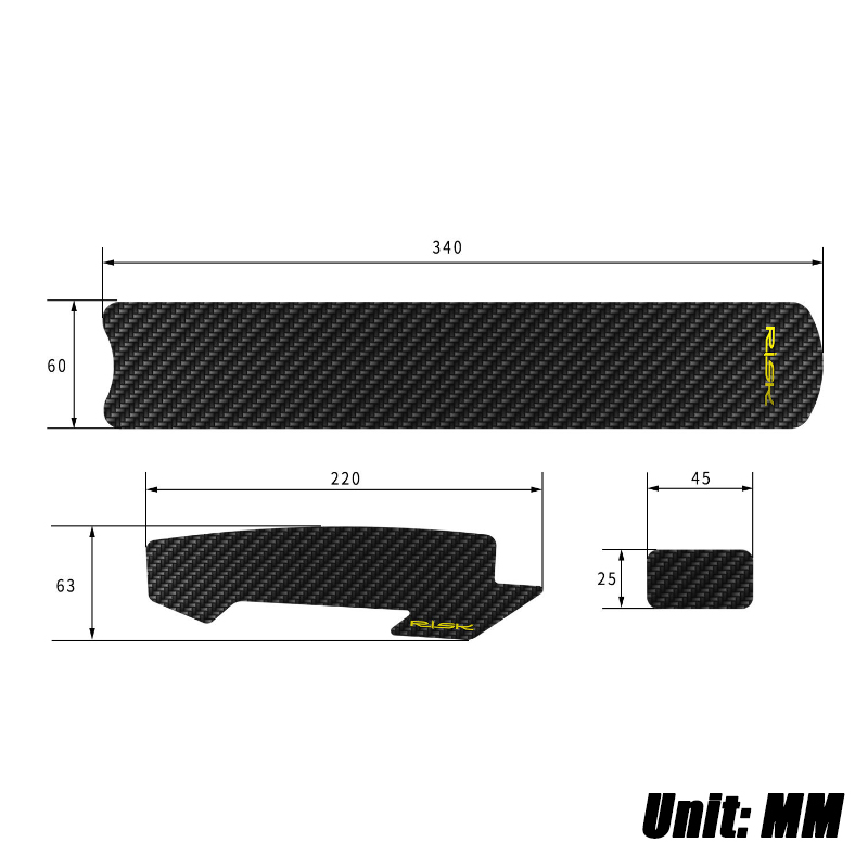 Pegatina de protección para cadena de bicicleta, marco de bicicleta de montaña, película protectora de carbono resistente a los arañazos, cubierta para cadenas de bicicleta de carretera, accesorios para bicicleta