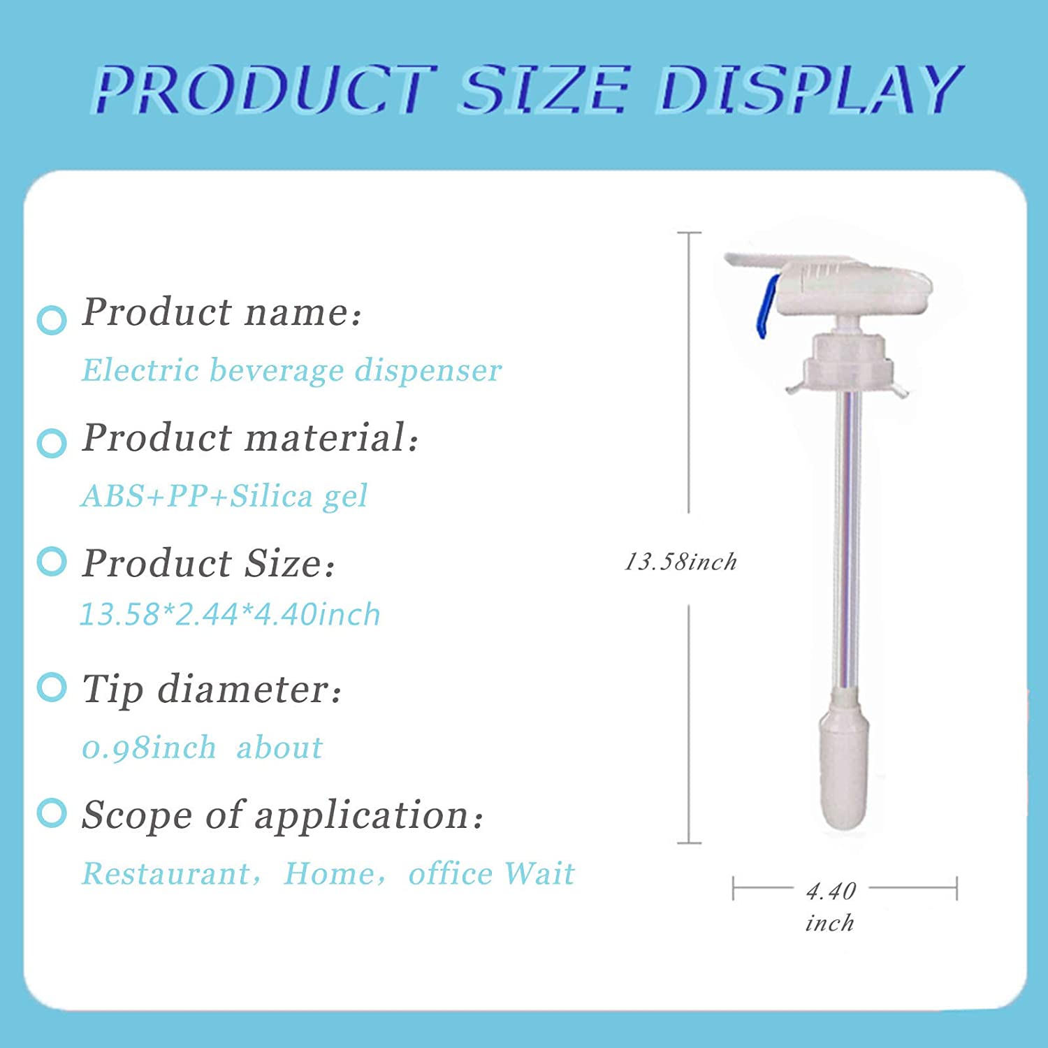 2pack Milk Dispenser Electric Tap,Automatic Drink Dispenser,Simple One-Handed Operation,Hands-Free,Suitable for Outdoor and Home