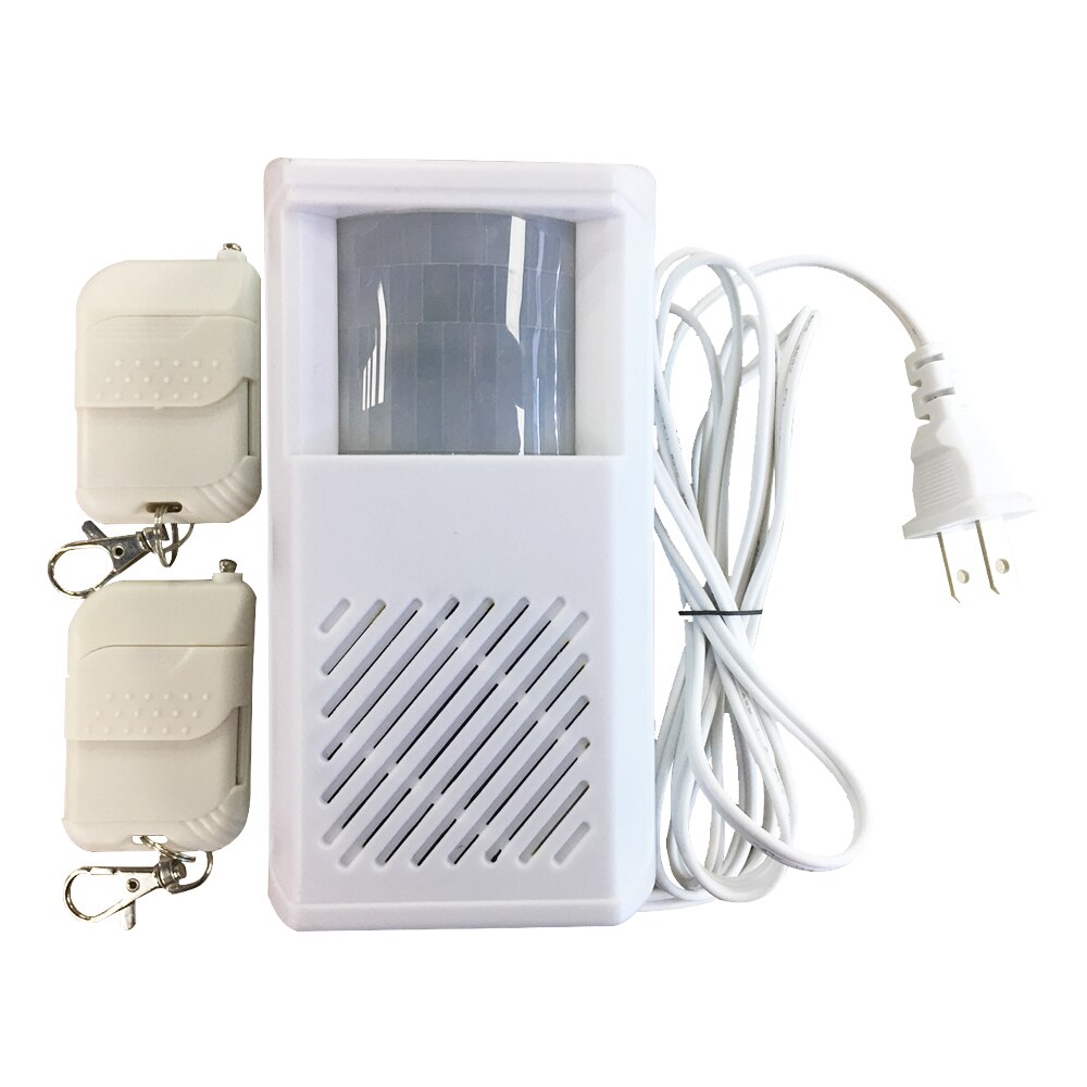 1 sett arbeider alene pir bevegelsesalarm detektor fjernkontroll for å tilkoble inntrenger sensor trådløs kontroll anti-tyveri elektrisk hund