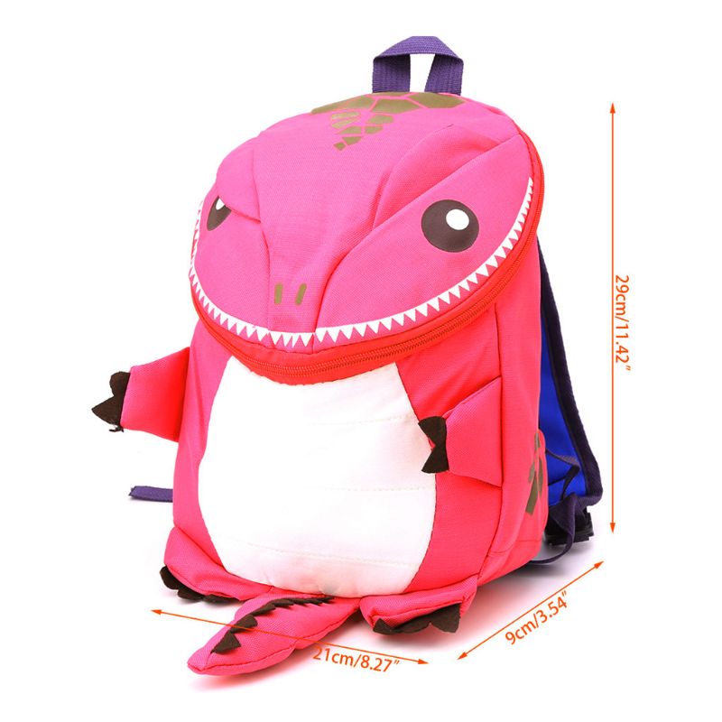 Cute Kid Toddler Backpack Kindergarten Schoolbag 3D Cartoon Dinosaur Animal Bag