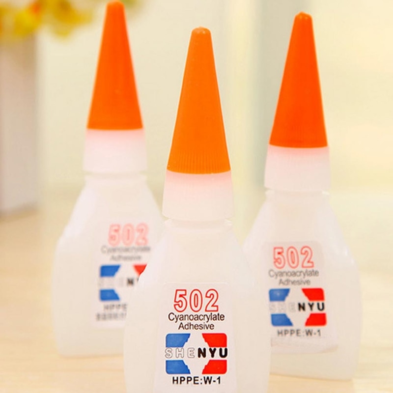 1/2/3/4/5pcs 502 Super Glue Multi-Function Bond Fast Cyanoacrylate Genuine Tools Strong Glue For Office Adhesi W5G0