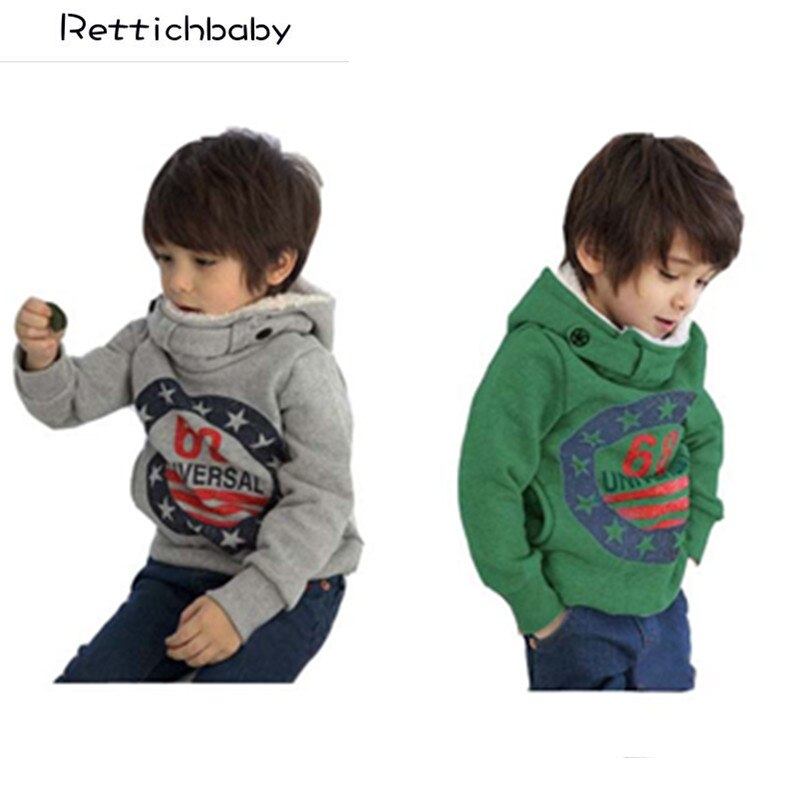 Pulls d'hiver pour enfants sweats à capuche pour garçons à manches longues automne filles veste manteau enfants sweats à capuche 2-6yrs