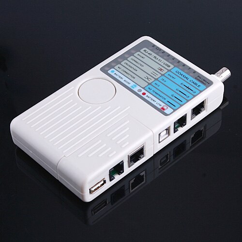 4-In-1 Remote RJ11 RJ45 Usb Bnc Lan Tester Netwerk Kabel Tester Meter Voor Utp Stp Lan kabel Tester Apparaat Machine