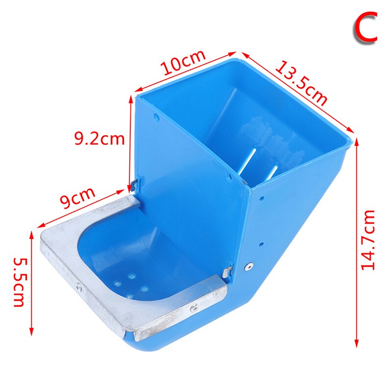 1PC Rabbit Feed Box Hopper Rabbit Cage Rabbit Anti Pickling Feed Trough rabbits Feeders food box Farm: C