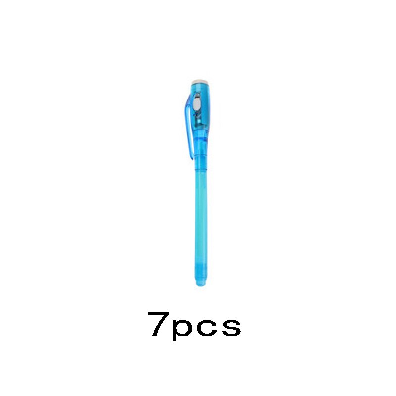 Stylo à bille magique , Invisible lumière UV, stylo à bille pour enfants, , fournitures scolaires, papeterie nouveauté: 14
