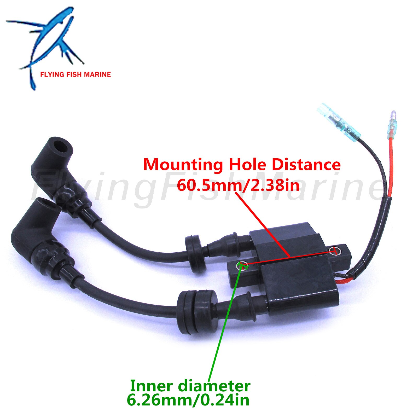 Bobine d&#39;allumage pour moteur de bateau Yamaha 4-temps 8HP 9.9HP, Marin, 680-85570-00 680-85570-01 680-85570-02