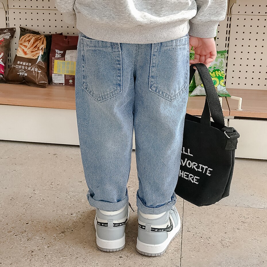 Jeans per bambini Jeans a foro per neonate primavera autunno Jeans Infantil abbigliamento Casual per bambini