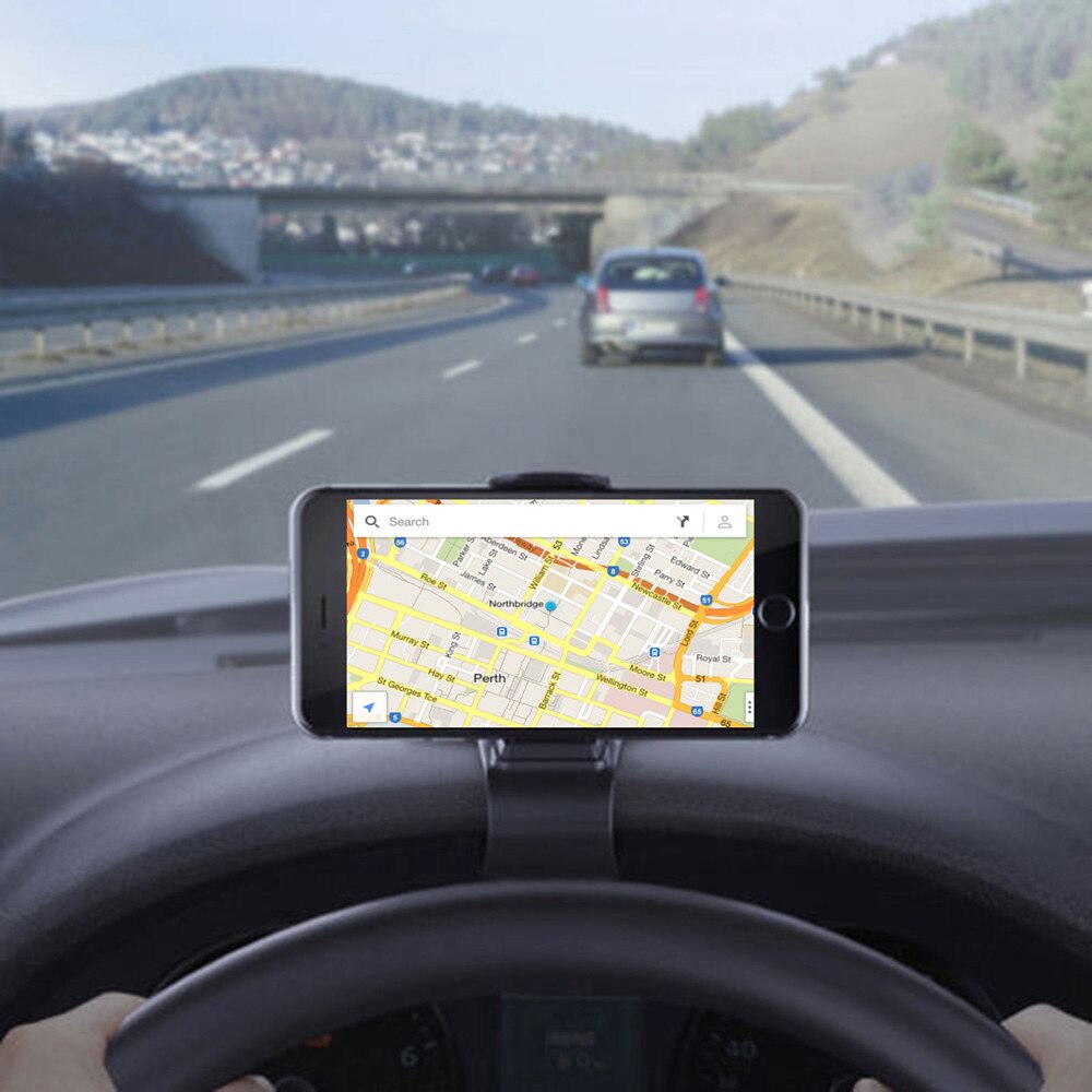 Retro Universal salpicadero de coche teléfono móvil soporte de montaje GPS Soporte de HUD cuna de coche #30