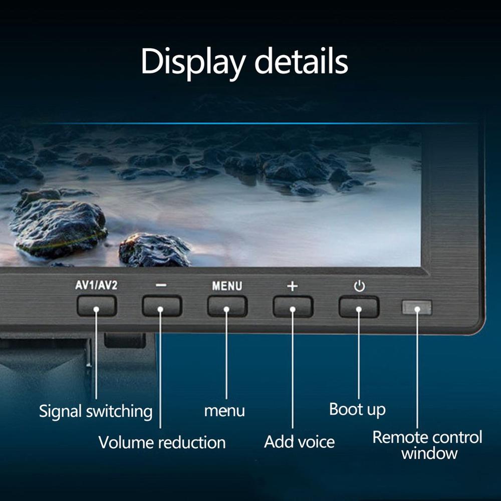 10 Inch Draagbare Monitor Mi 1920X1080 Ips Display Computer Led Monitor Met Lederen Case Voor PS4 Pro/xbox/Telefoon