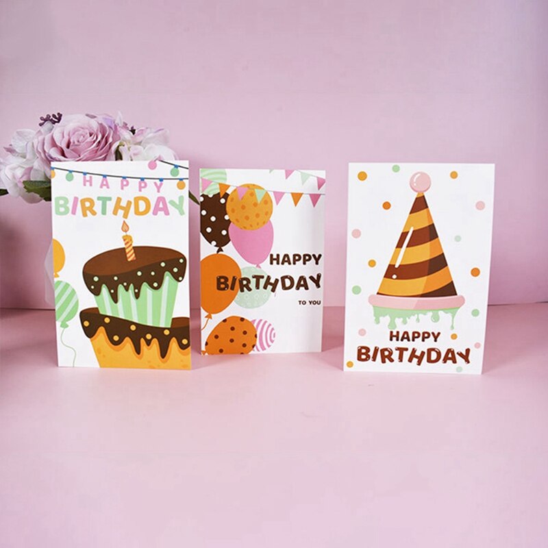 24 Stck Glücklich Geburtstag Karten, Grußkarten Geburtstag Mit Aufkleber Und Umschläge Sortiment-4,3X6,3 Zoll Einzelhandel