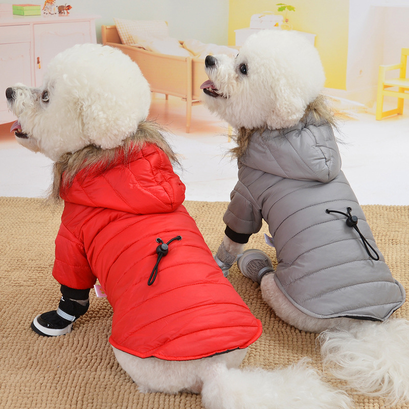 Abrigo para perro, chaqueta para perro pequeño, resistente al viento, cálido, acolchado, Sudadera con capucha, traje para la nieve, ropa de invierno para perro, cachorro, Chihuahua, Yorkie
