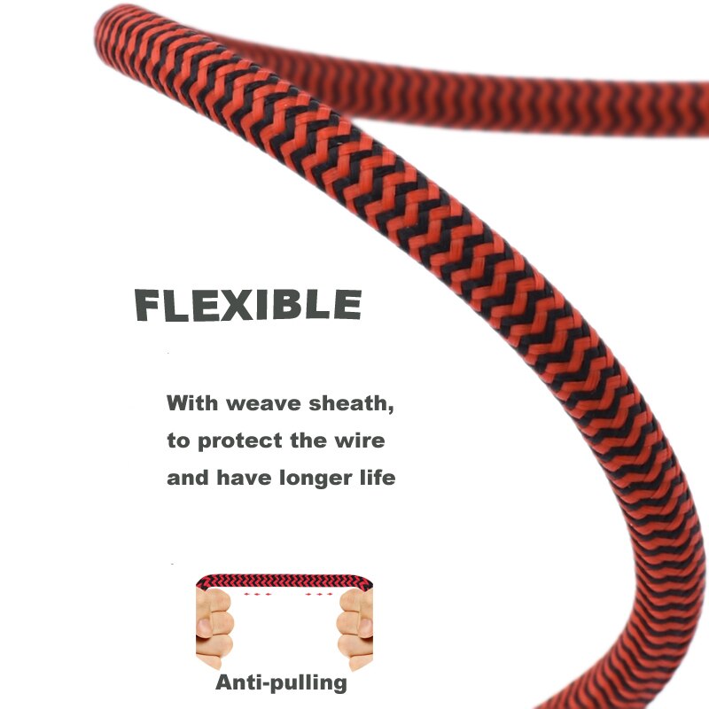 Audiophile 3.5mm Mini Jack AUX Cable for AMP PC Mobile Headphone Car 3.5 Male to Male Shielding OFC Audio Cable 1M 3M 5M 10M