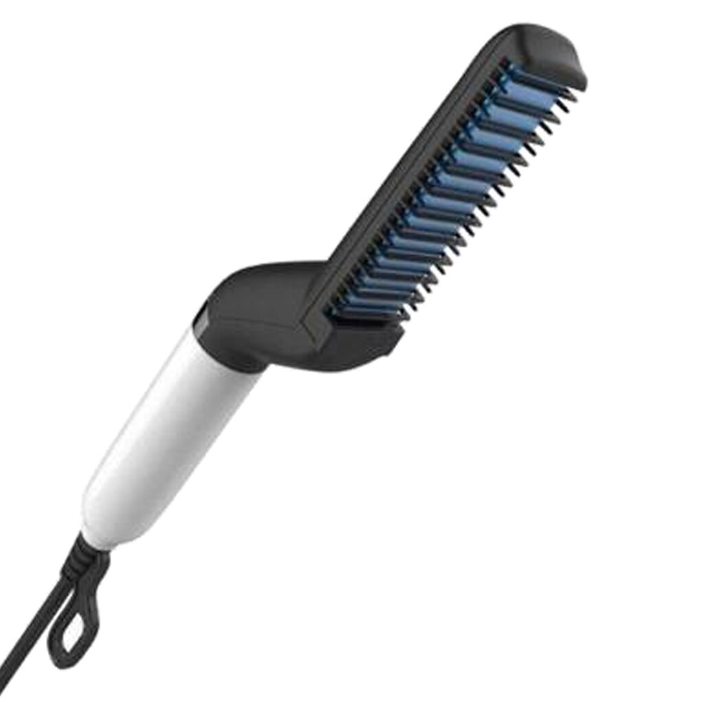 Men Hair Curler Comb Curling Quick Electric Heating Hair Brush EU Plug