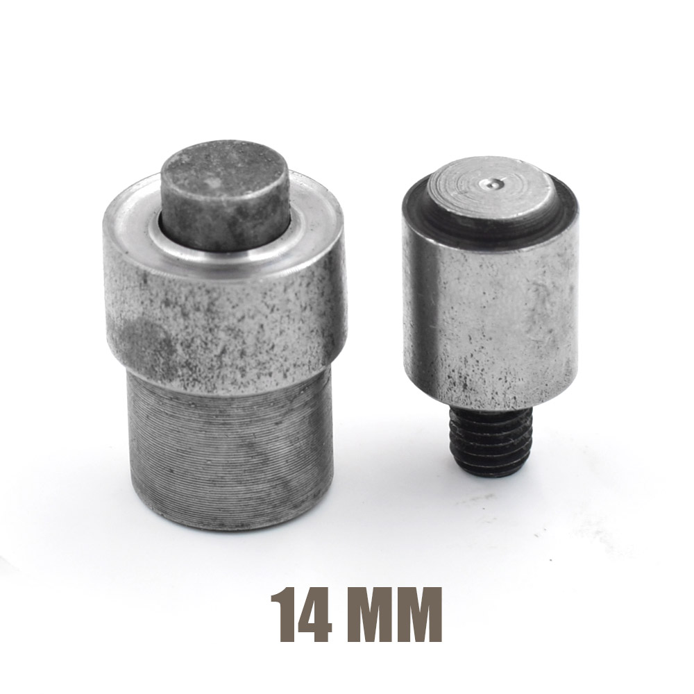 3.5mm-40mm hulhuller i metal. nitte. knap. formemaskine til knapper. værktøj til montering af øjer. metal stomatal matricer: 14mm