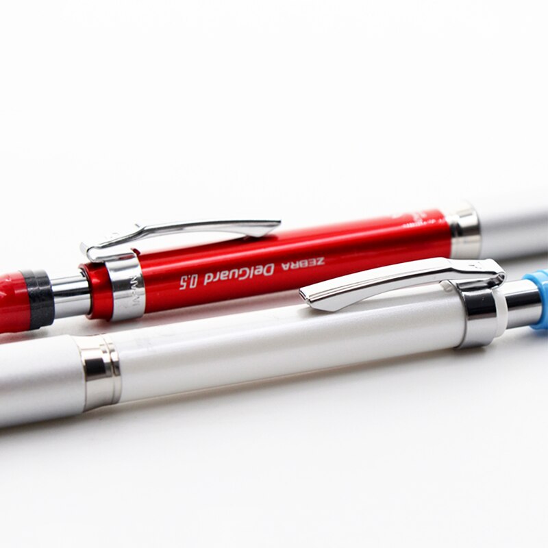 Crayon mécanique zèbre japonais, 1 pièce, DelGuard MA86, tige métallique, Center de gravité bas, empêche la rupture du plomb, 0.3/0.5mm