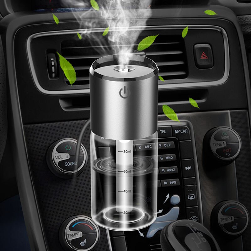 Auto Luchtbevochtiger Mini Auto Aromatherapie Luchtbevochtiger Spuiten Thuis Stille Desktop Draagbare Usb Luchtzuiverende Luchtbevochtiger