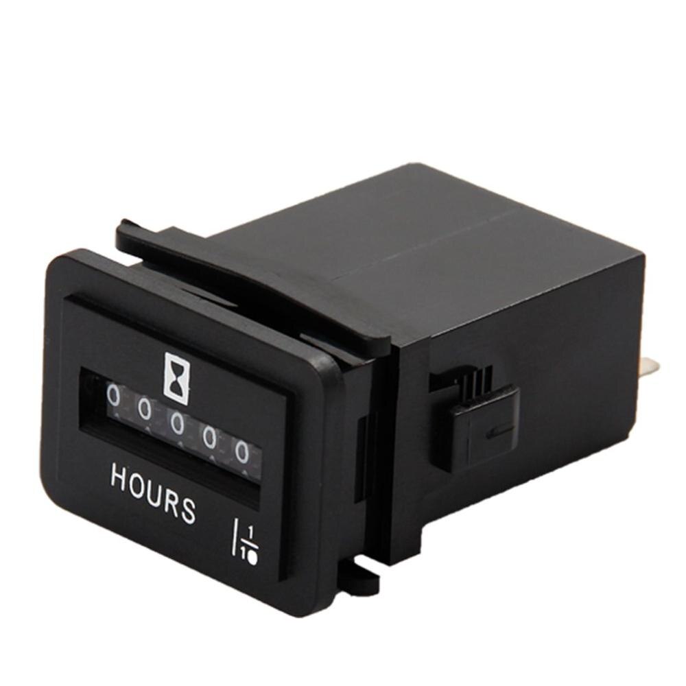 Hour Meter Mechanical Hour Meter Timer For Diesel Gasoline Generator Gasoline Engine Industrial Timer