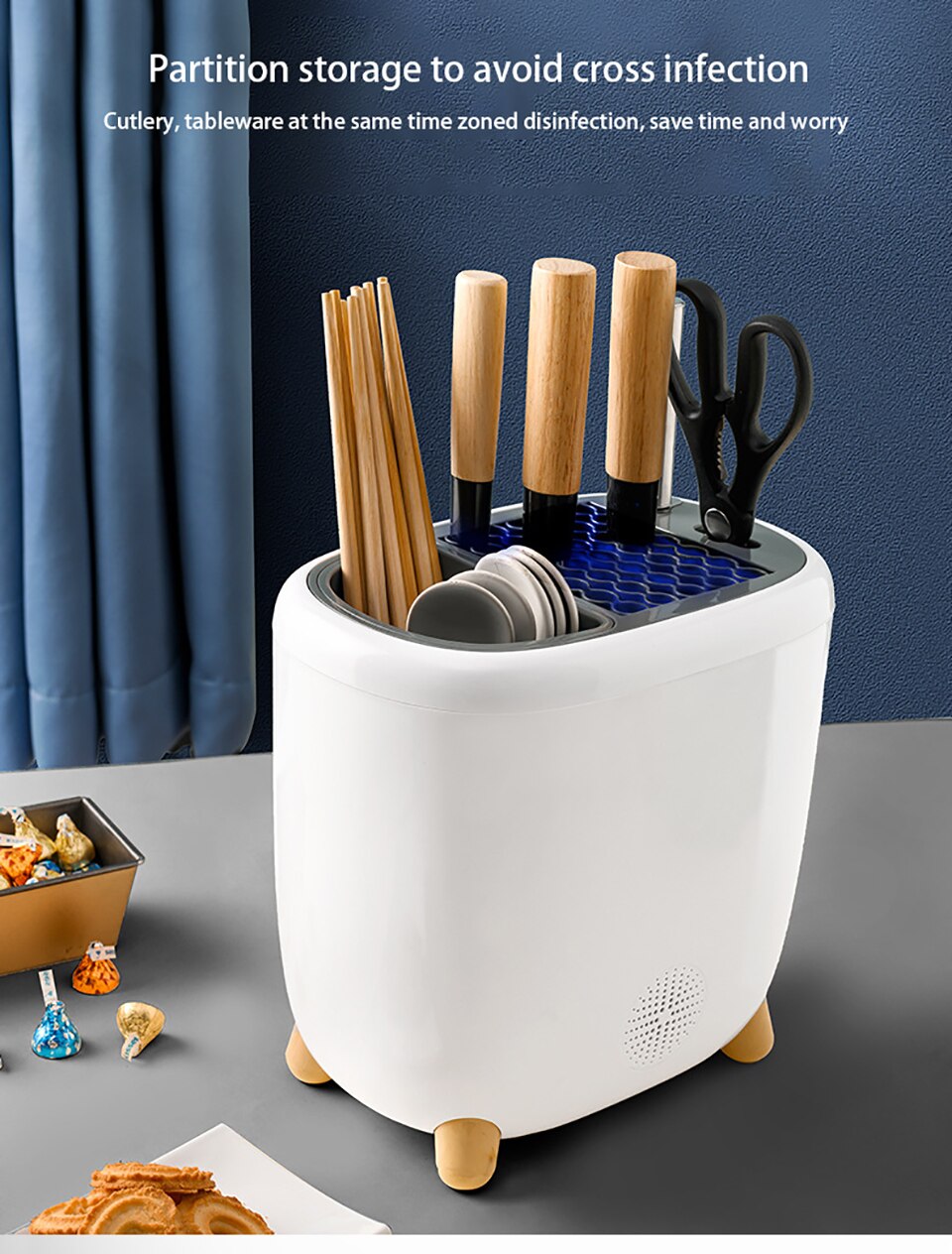 UV Sterilizer Disinfection Chopsticks Storage Box ... – Grandado