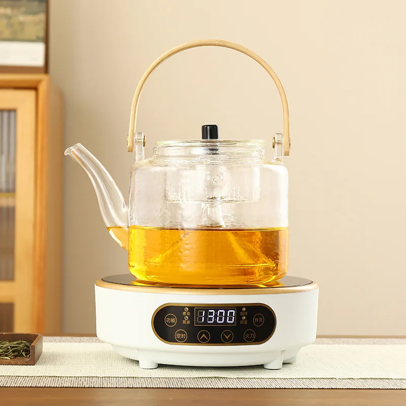 Estufa eléctrica de cerámica de 1300W, tetera, estufa de té, calentador de placa eléctrico, horno de calefacción, Mini caldera de agua de 220V