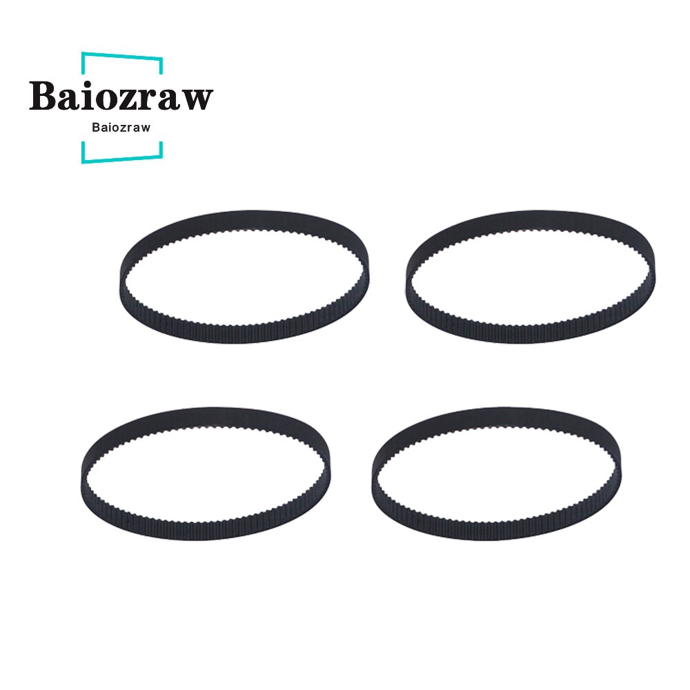 3D Printer Parts GT2 6mm Closed Loop Rubber Timing Belt 606 610 616 630 640 650 660 670 690 696 700 710 738 740 750mm 2GT 1pcs