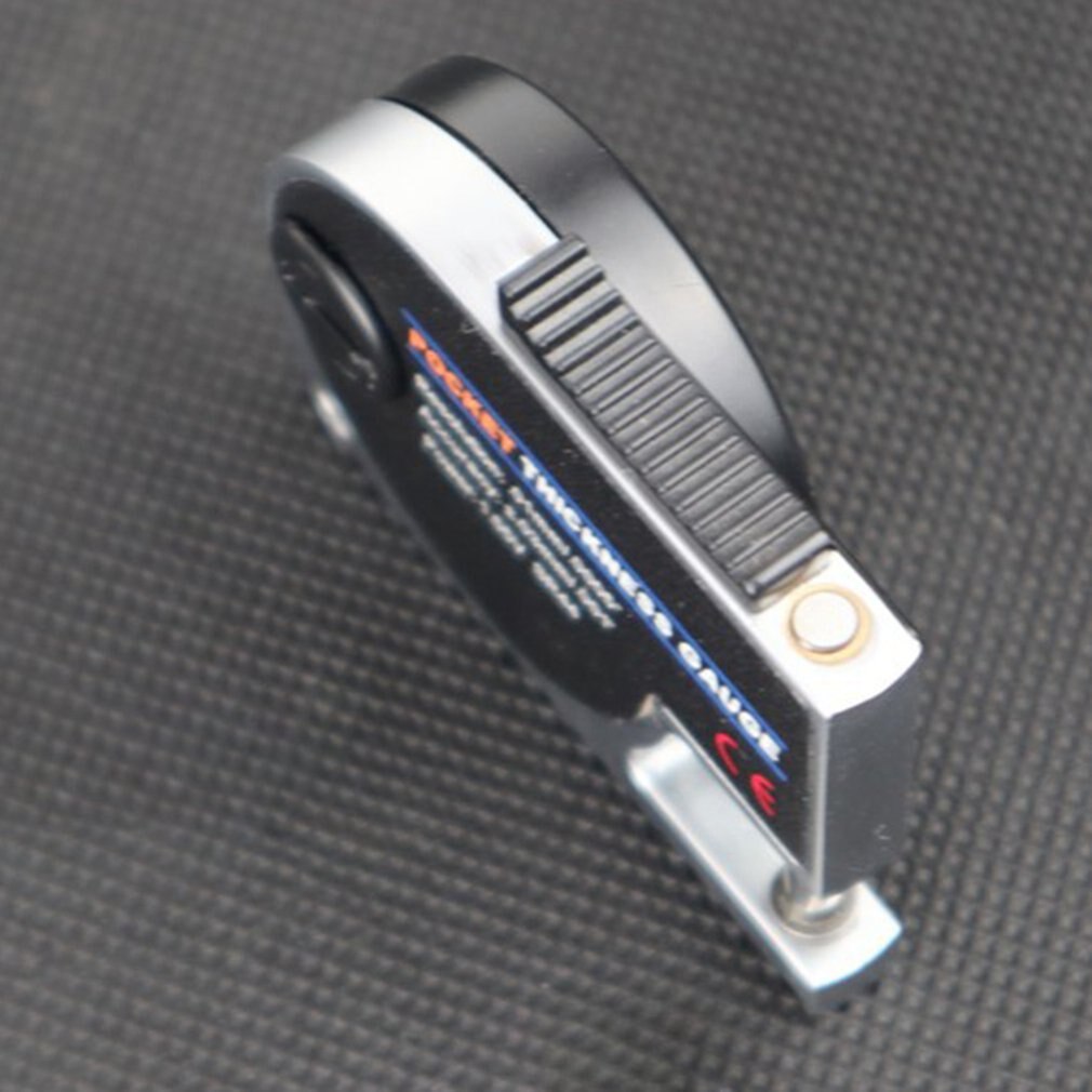 National Standard Electronic Digital Display Square Miniature Thickness Gauge Card Gauge Leather Thickness Gauge Black