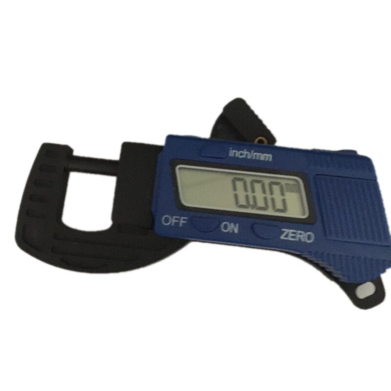 0-12.7mm Mini Digitale Diktemeter 0.01mm Carbon Fiber Composites Dial Diktemeter Eenvoudige Remklauw Meter Met pakket