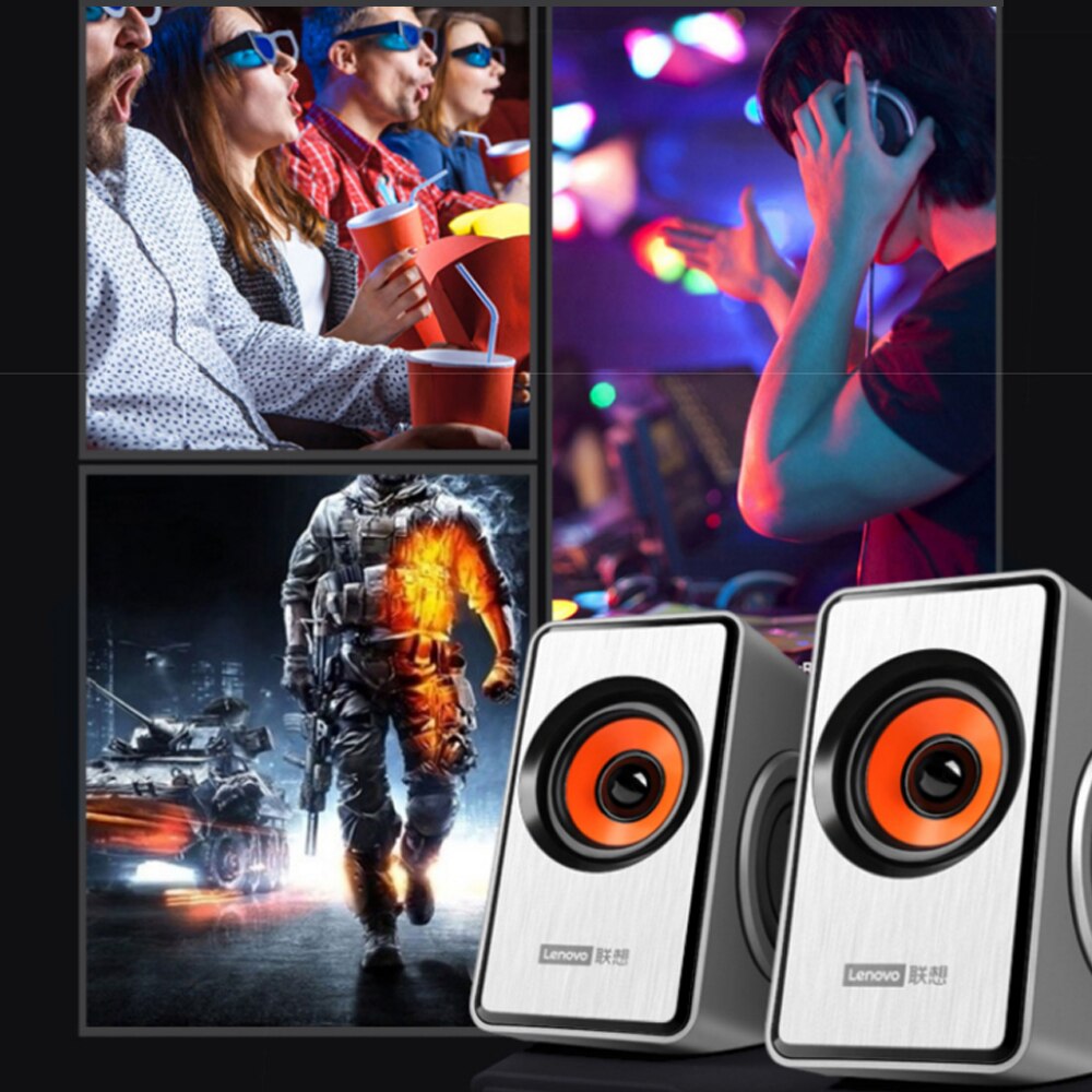Lenovo M550 Audio Computer Desktop Speaker Desktop Notebook Multimedia Mobiele Telefoon Subwoofer Bedrade Usb Draagbare Stereo Speaker