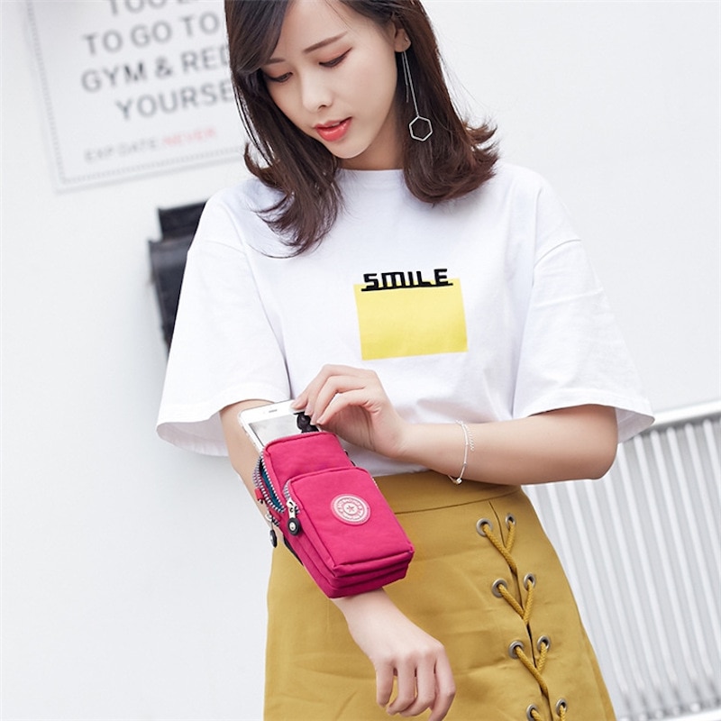 Women Shoulder Bag Oxford cloth Arm Band Bags Crossbody Bags Mobile Case Running Armband Bag For Huawei Gym Bag