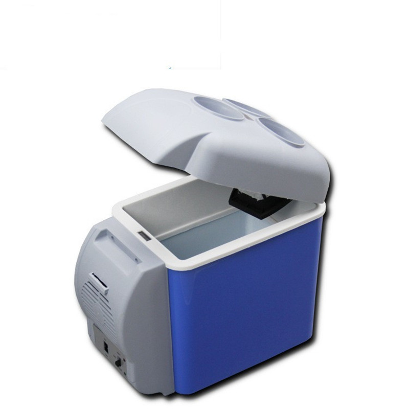 mini 12v Car refrigerator 7.5 liters family car with a cold boxes mini fridge small refrigerator car warm cold boxes can be