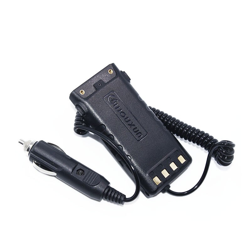 Wouxun-cargador de coche Original, eliminador de batería para walkie-talkie Wouxun, transceptor de Radio de KG-UV9D, KG-UV9D Plus, Radio portátil