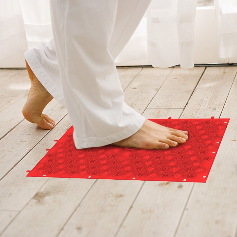 2PCS Acupressure Mats Exercise Mats Foot Massage Cushion Acupuncture Circulation Foot Massage Pad Outdoor Fitness Equipment